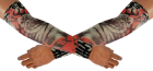 návleky na ruce - tetování bílý tygr