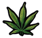 emblém / nášivka marihuana