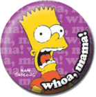 placka / button Bart Simpson