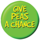 placka / button Give Peace a Chance
